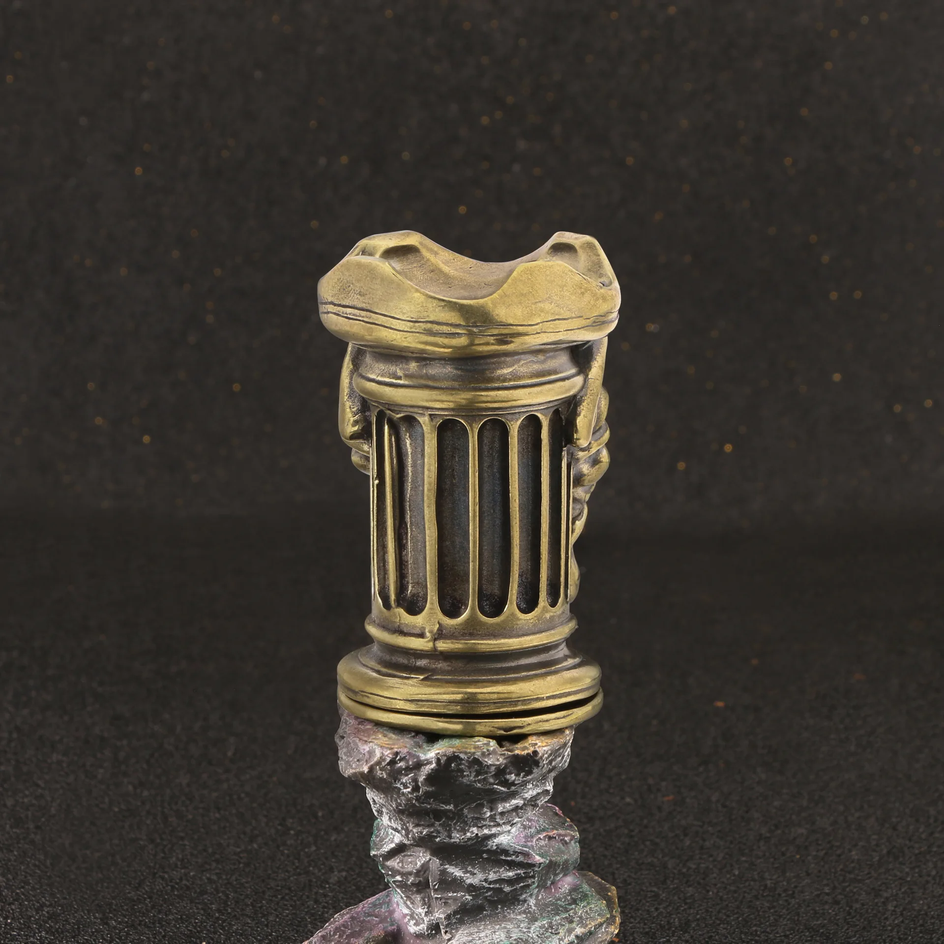 Medieval Mythical Goddess Candle Holders Incense Candlestick Statue Brass Ornament Nordic Bronze Crafts Collection