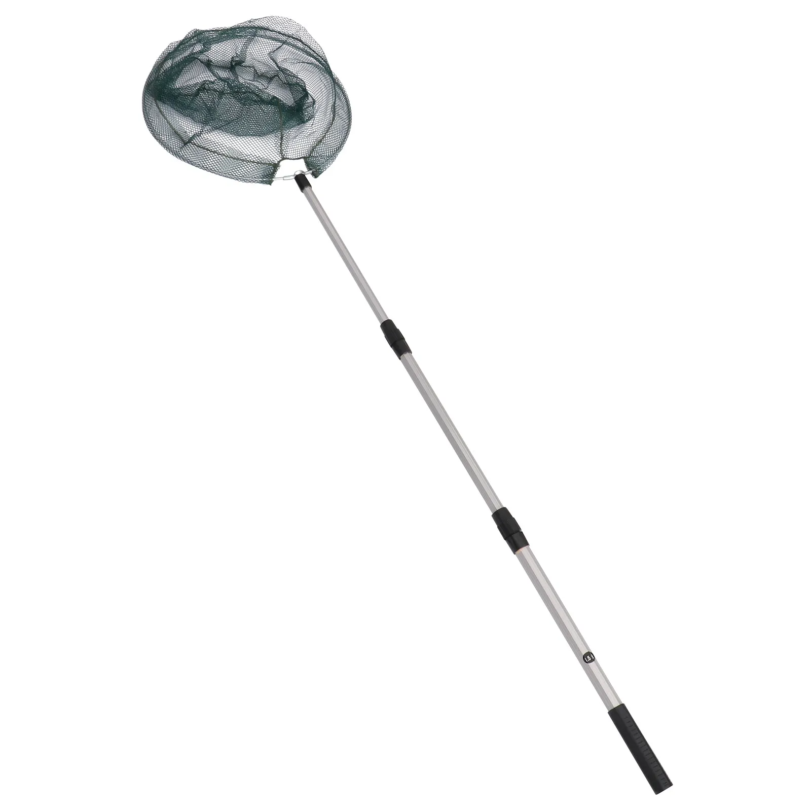 

1 шт. складная рыболовная сеть из алюминиевого сплава, 1,5 метра, легкая, круглая, портативная, рыболовное снаряжение, сетчатая рыболовная сеть