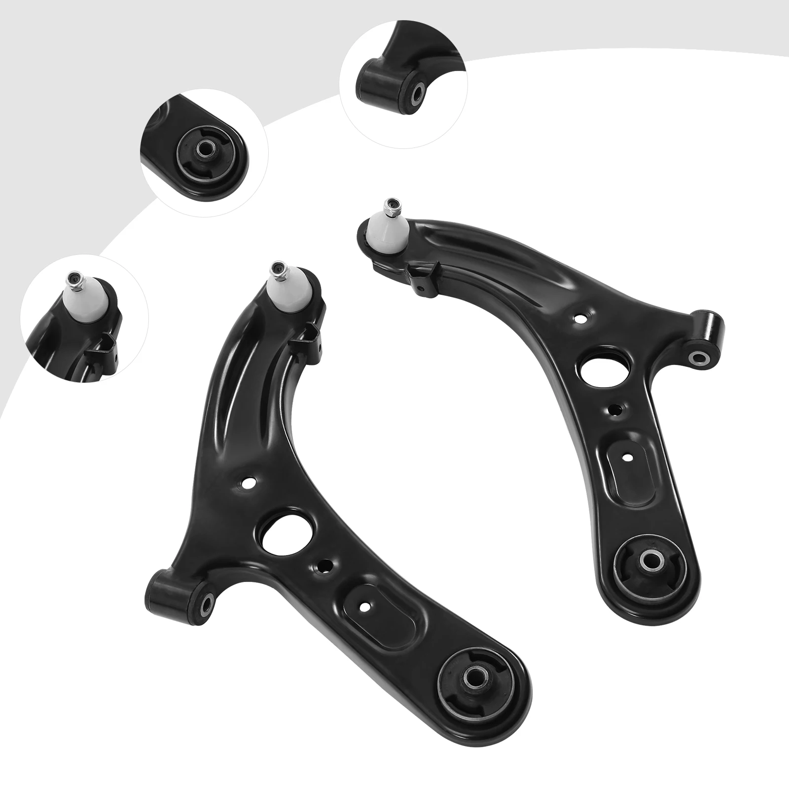 Control Arm Kit For 2011-2014 Hyundai Elantra FWD (2) Front Lower Control Arms