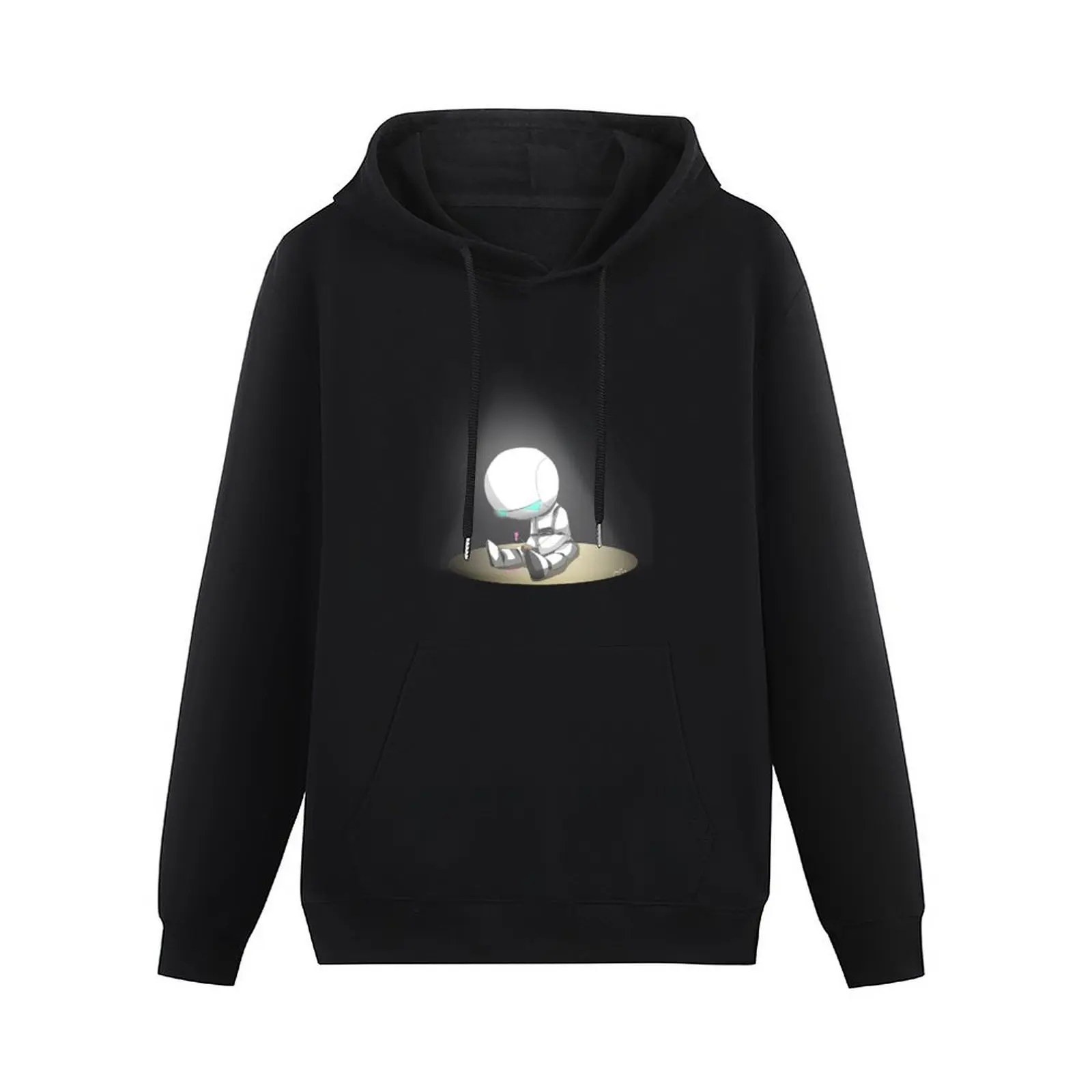 Marvin the Robot Pullover Hoodie japanese style fashion men tracksuit men