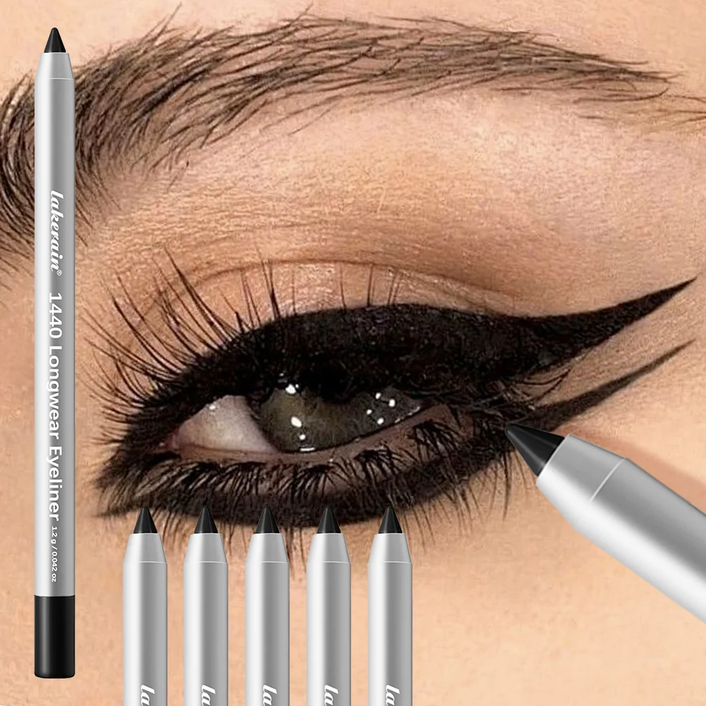 12 Colors Eyeliner Pencil Waterproof Smudge Proof Long Lasting Smooth Precise Application Smoky Eyes Makeup Cosmetics