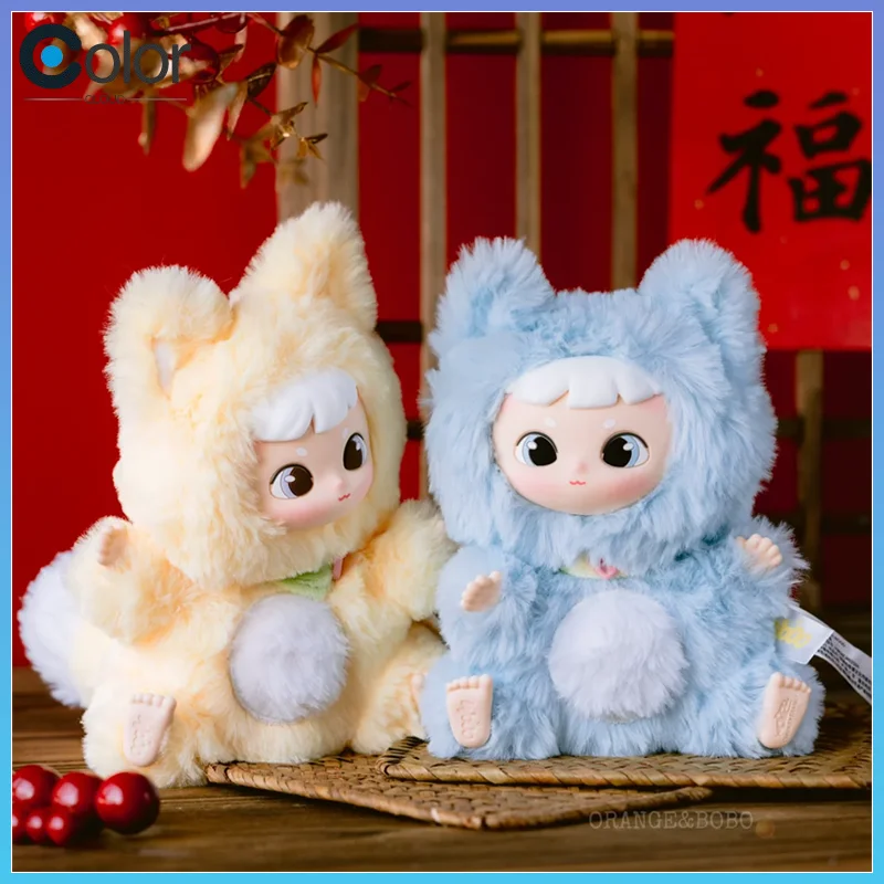 

Новогодняя ограниченная серия Fox Hu Shengwei, экшн-фигурка, глухая коробка, плюшевая тайна, модная игрушка, настольные украшения, подарок на день рождения для девочек