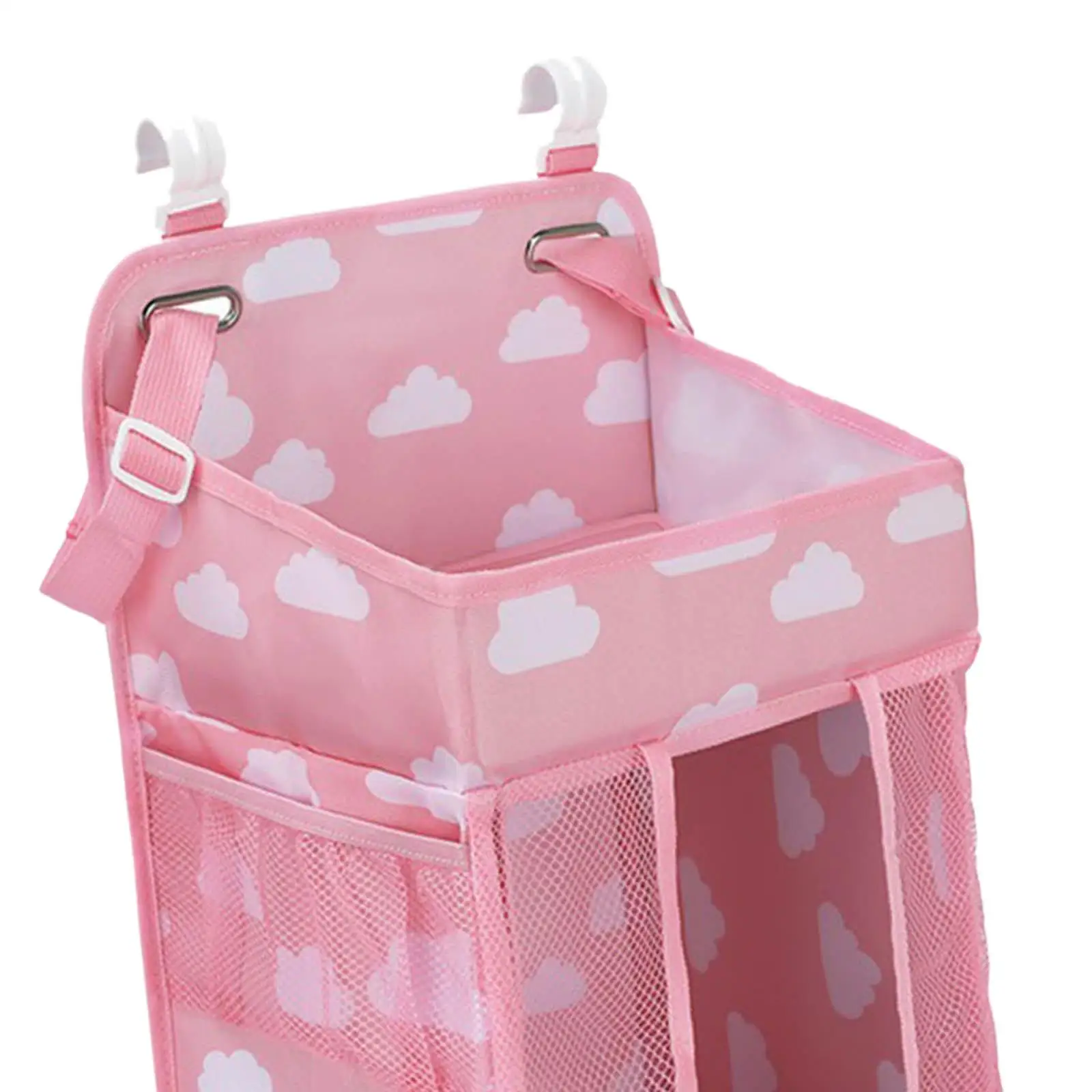 حقيبة بجانب السرير، حقيبة تخزين معلقة، حقائب تعليق، جيوب للأطفال، لمجموعة مفروشات تنظيم الحفاضات، ملابس الحضانة