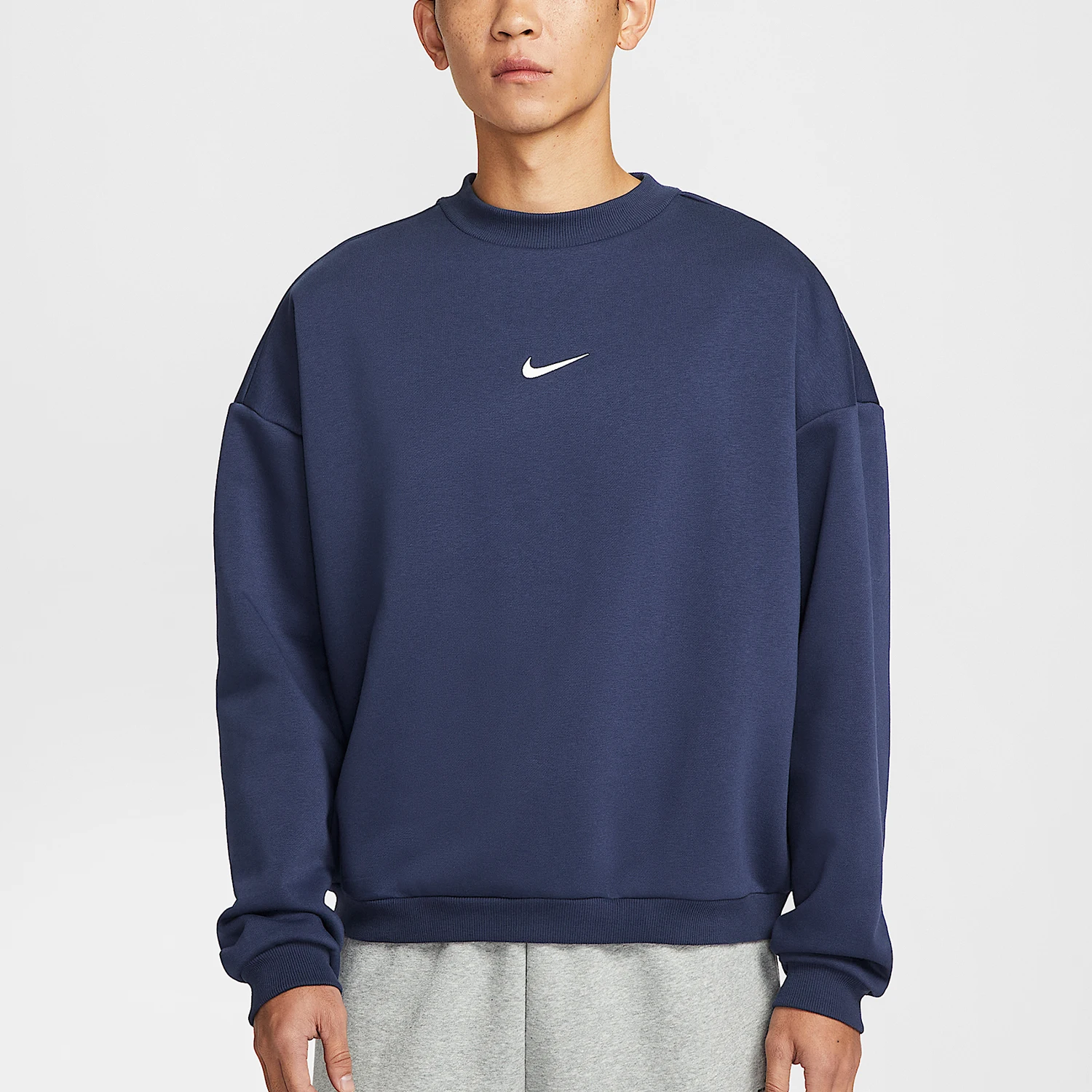 

Оригинальный зимний мужской пуловер Nike с круглым вырезом и капюшоном, прочный, IR0107-410