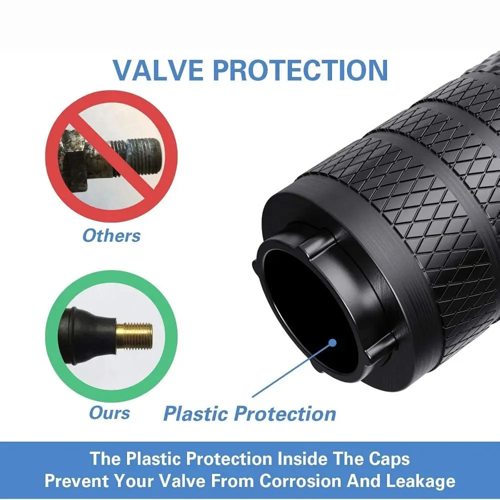 Tires Accessories Aluminum Tire Valve Cap Universal Corrosion Resistant Tire Caps Multiple Colors Stem Covers Bikes