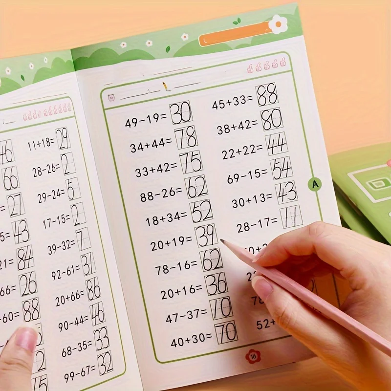 4-Book Set: Mixed Math Operations Practice Workbooks | Addition, Subtraction, Multiplication, Division | Graded Exercises for 2n