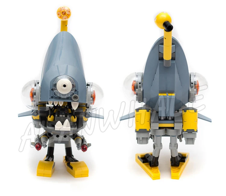 241pcs  Piranha Attack Mech Rickshaw Shark Army Thug 10797 Building Blocks Assemble Sets Bricks Compatible with Model