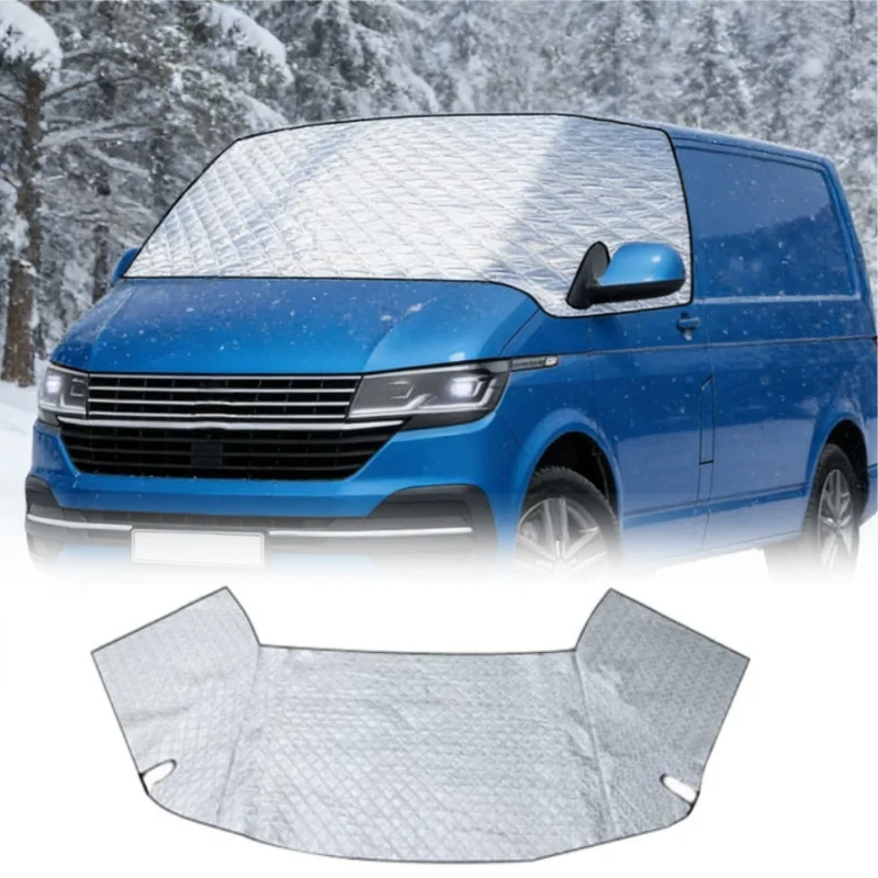 

Переднее лобовое стекло автомобиля, зимний защитный чехол от мороза, снега, льда, летний солнцезащитный козырек для VW T6 Transporter 2016-2022