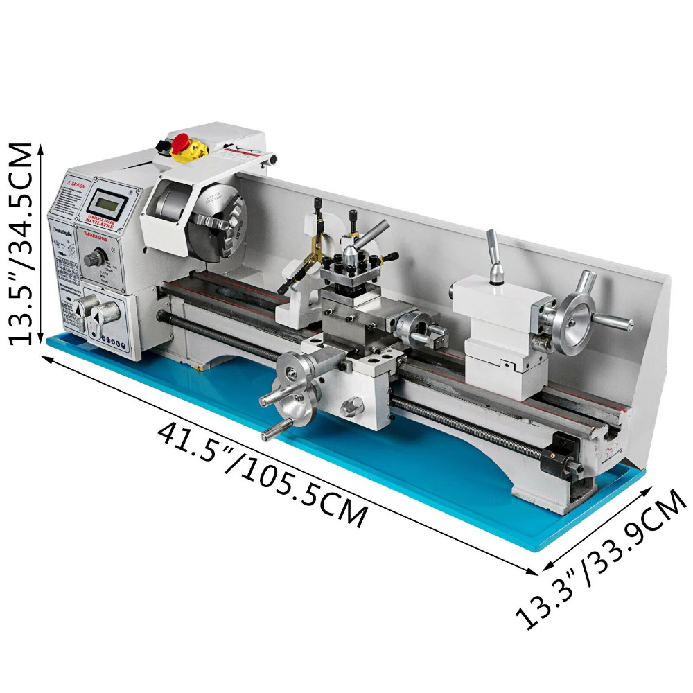 Precision Small Multi-function Lathe Combined Mini Metal Lathe Machine DAHUIMT Mini 6260 With Brushless Motor