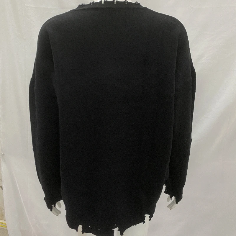 Maglione lavorato a maglia jacquard alla moda con scosse elettriche per piccole persone Maglione unisex allentato di lusso da strada personalizzato