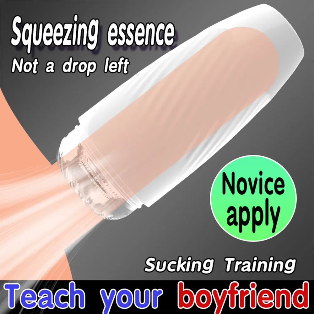 Male Masturbator Cup Soft Pussy Sex Toys Transparent Vagina Adult Endurance Exercise Adult supplies Vacuum Pocket Cup for Men