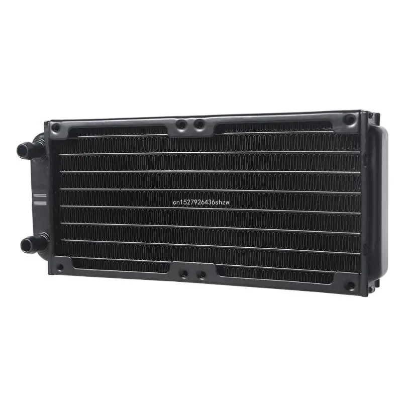 Aluminum Radiator 10 Pipes Aluminum Heat Exchanger Liquid Cooling Heat Sink Dropship