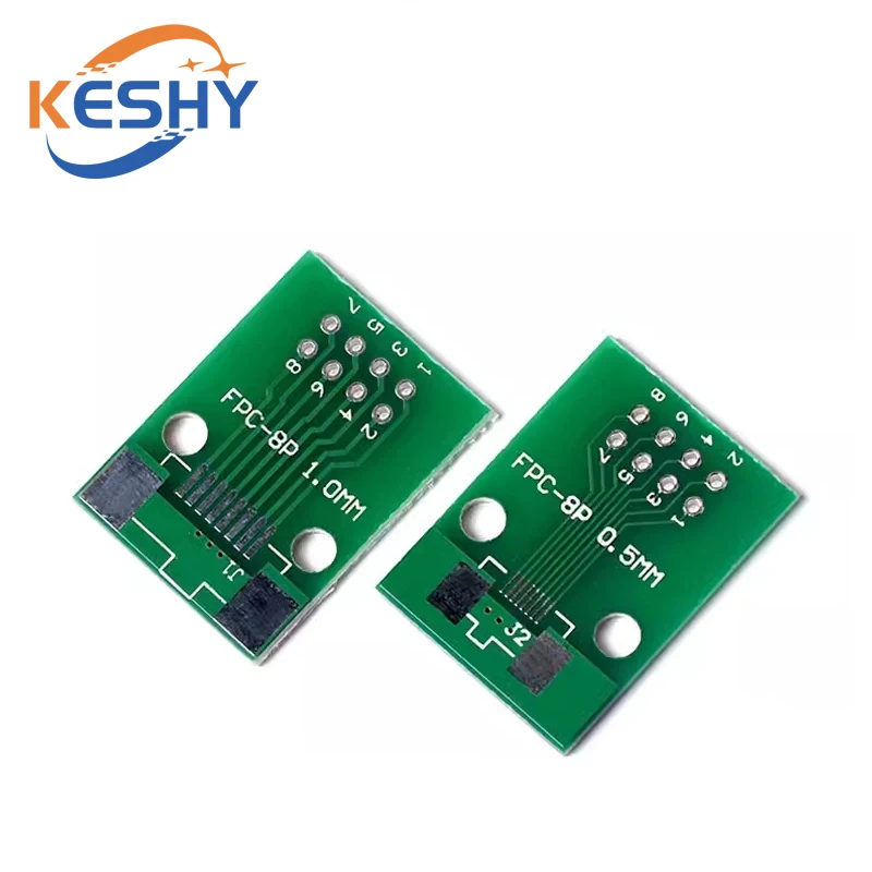 5PCS Double Side 0.5mm 1mm 6 8 10 12 20 40 50 60Pin to DIP 2.54mm FPC/FFC SMT Adapter Socket Plate