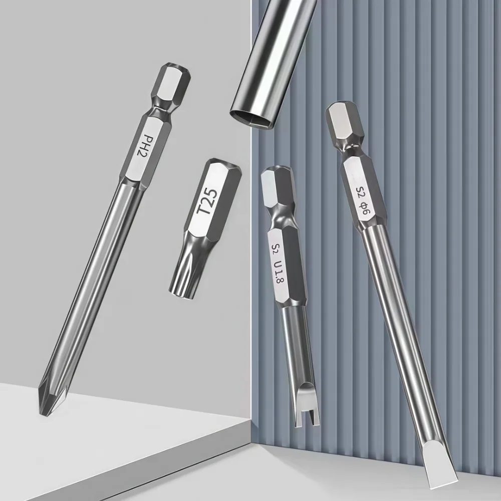 1/4 T-förmiger Sechskant-Steckschlüssel 5-13mm Verchromter Schraubenschlüssel T-förmiger Austauschbarer Bit-Schraubendreher Manuelles Werkzeug Schraubendreher-Bit-Set – Detail 6