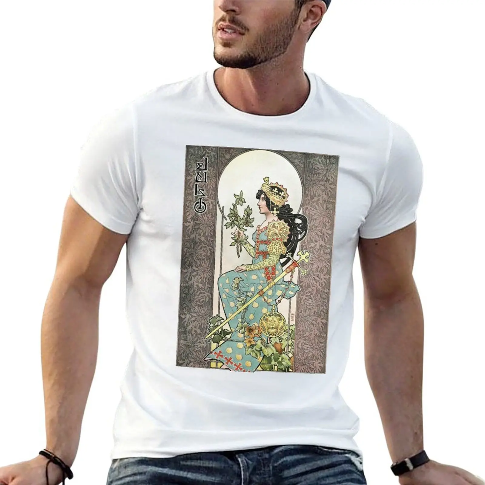 HD. July - Calendar, by Gaspar Camps (1902) HIGH DEFINITION T-Shirt