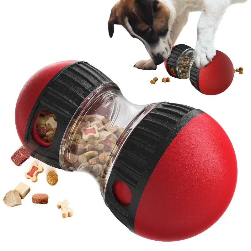 Hundespielzeug zur Intelligenzförderung: Elliptische Rollbahn mit Futterausgabe – Fördert gute Gewohnheiten, robust, langlebig, interaktives Haustierspielzeug
