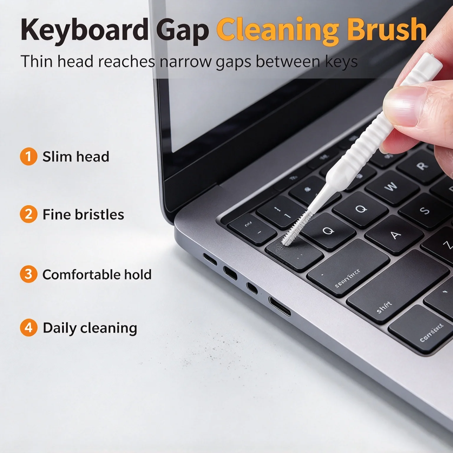 Phone Charging Port Cleaning Brush Mini Dust Removal Brush Earphone Speaker Hole Cleaner Multifunctional Tiny Gap Cleaning Tool