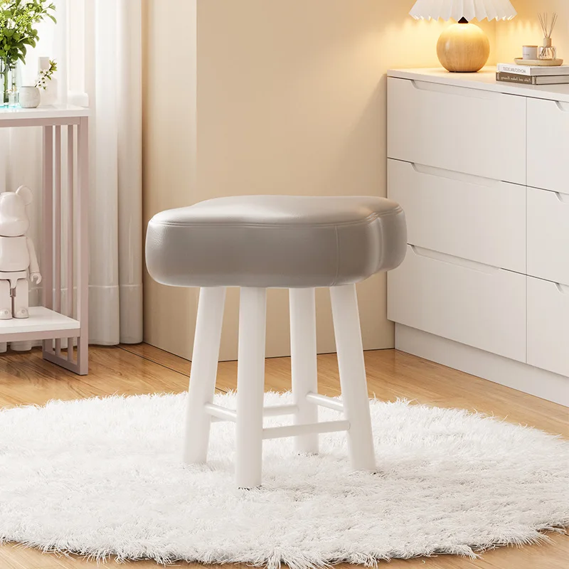 Modern Minimalist Cream Style Can Be Used As A Home Round Stool Sofa  Shoe Changing Low Stool Or Make Up And  Leisure Chair New