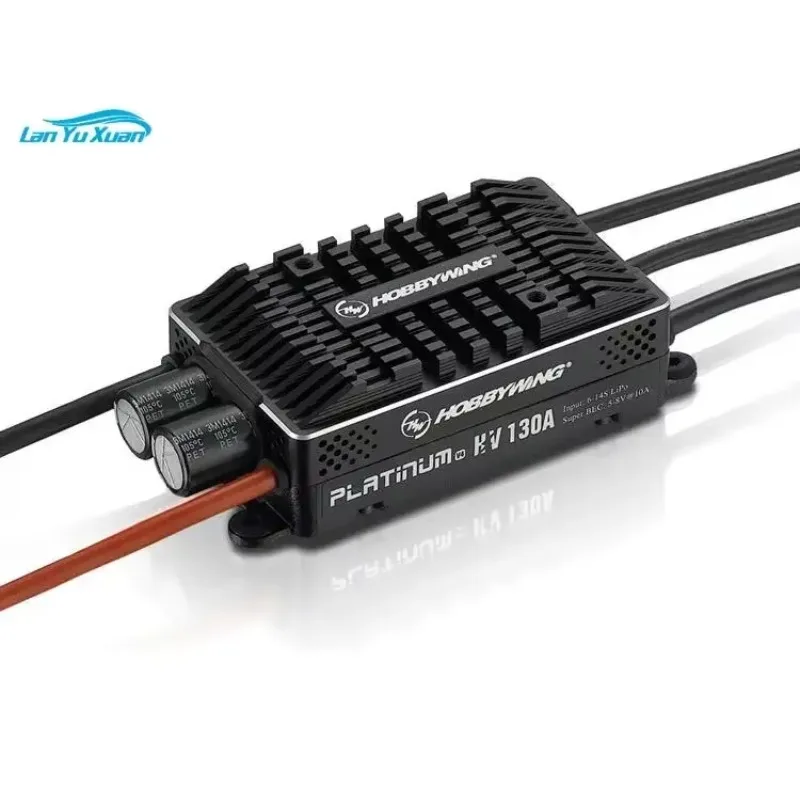 VoltS Hobbywing Platinum 130A V4 Brushless ESC HV   BEC / OPTO 5-14S Lipo Air Mode for RC Drone Helicopter