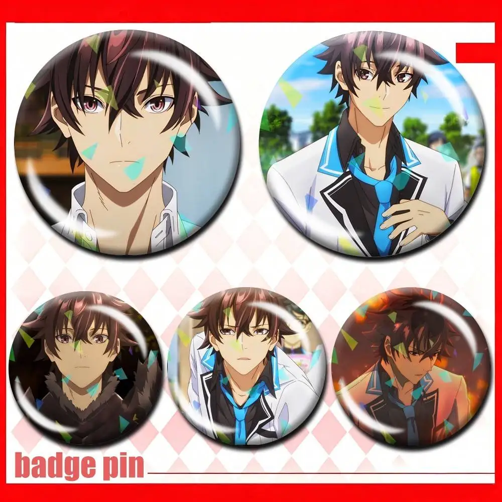 I-Iseleve Anime Y-Yuuya Tenjou 25 32 44 58 75mm Badges Personalized Round Brooches Pins Accessory