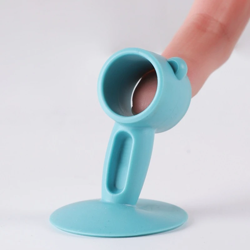 Door Handle Silicone Protective Cover Anti-collision Door Stop Sticker New Door Suction Anti-collision Artifact Non-punching