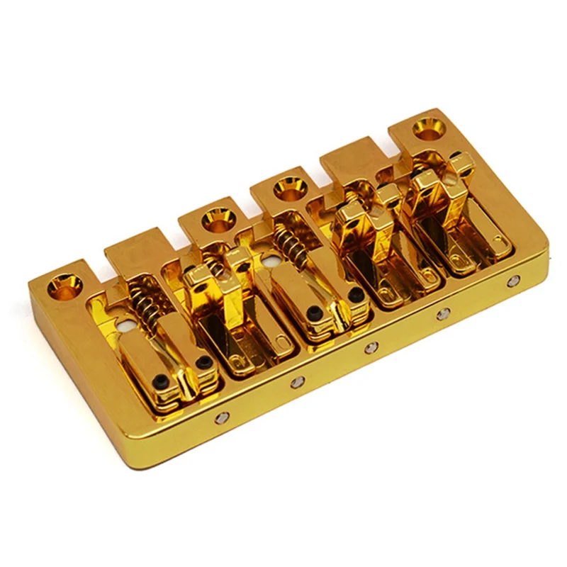 

AS98-5-String Bass Bridge Body Bottom Through String Spacing 16.5MM Bass Fixed Bridge