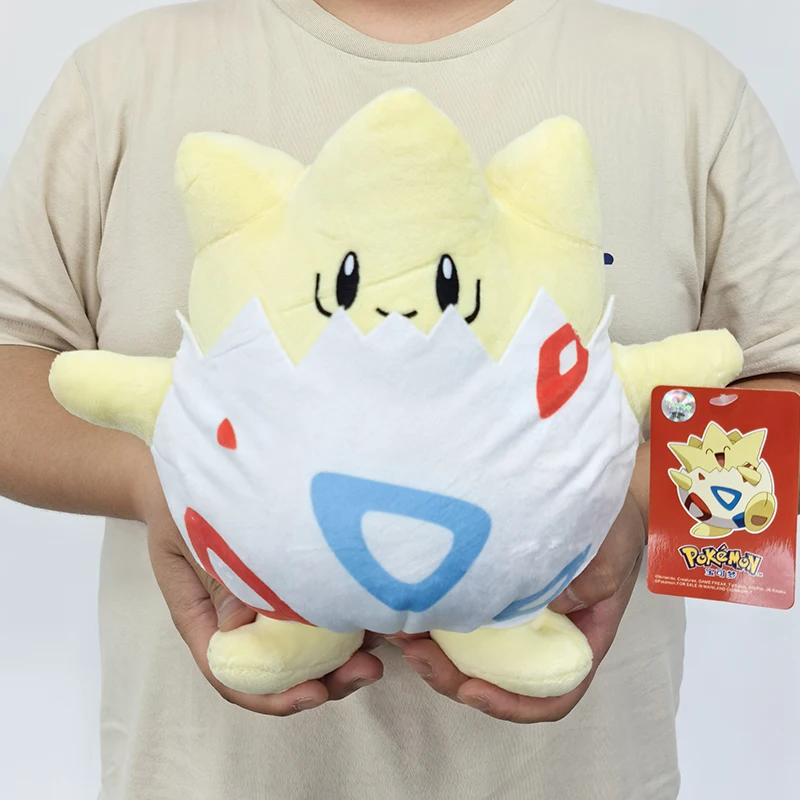 

Pokemon Kawaii Togepi Stuffed Toys Cartoon&Cute Plush Dolls Throw Pillow Birthday Gift for Kids Upgrade Bigger Shape
