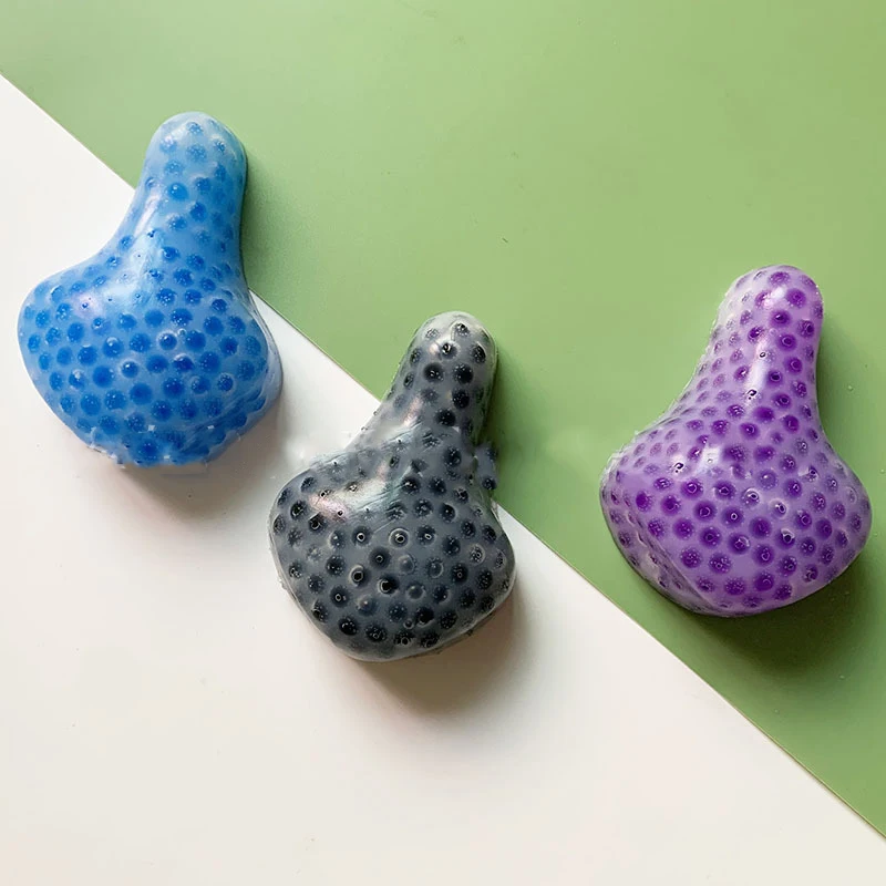 새로운 독특한 스퀴즈 여드름 압박 완화 장난감 부드러운 고양이 발바닥 모양의 압박 해소 장난감 스트레스 해소 피젯 토이