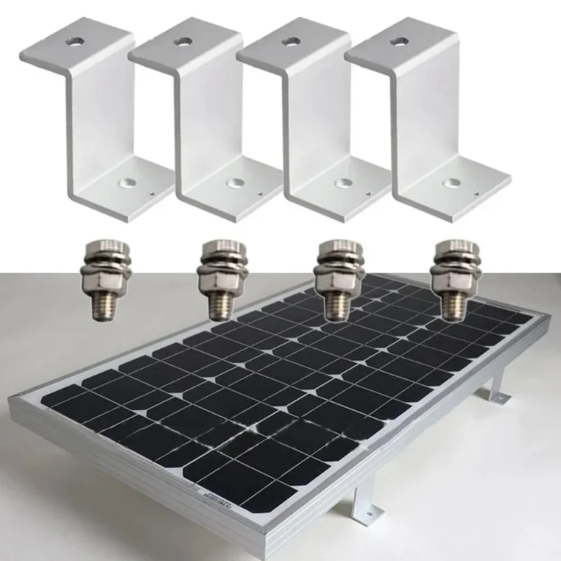 Solar Module Mounting Bracket Secure And Versatile Z-Shape Holder For Roof Wall Mounting  Caravans Vans Houseboats Professional