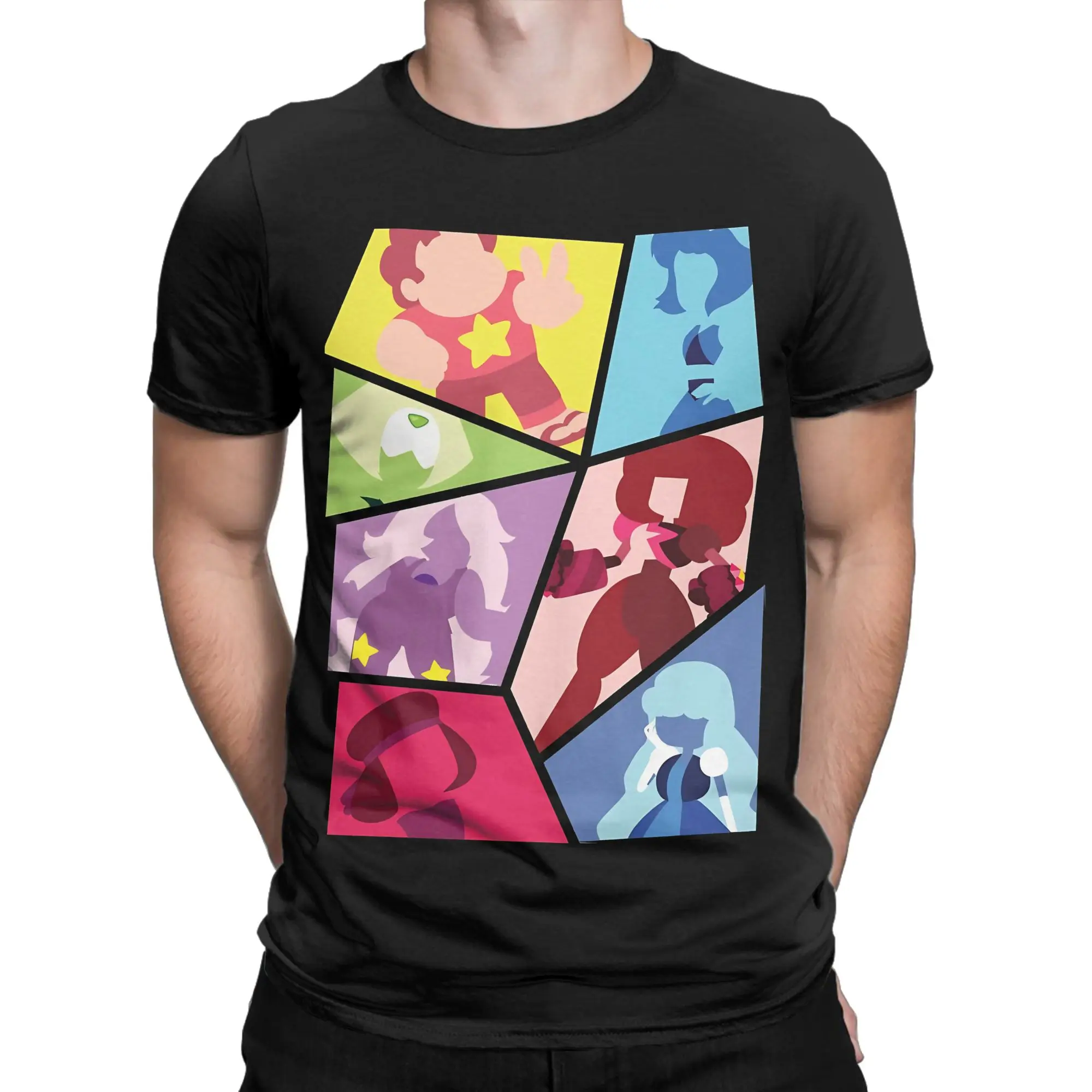 Steven Universe Classic Shirt Graphic 100% Cotton T-Shirt Steven Universe Tops Tees For Men