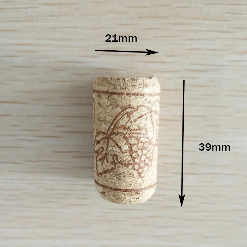 6pcs/set Wood Corks Straight Wine Bottle Stopper Corks Wine Stoppers Bottle Plug Bar Tools Wine Cork Wooden Sealing Caps