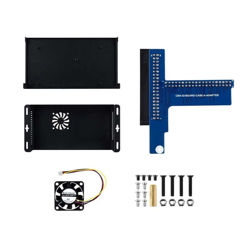 

Exquisite-CM5 Metal Case For Raspberry Pi Compute Module 5 IO Board With Cooling Fan