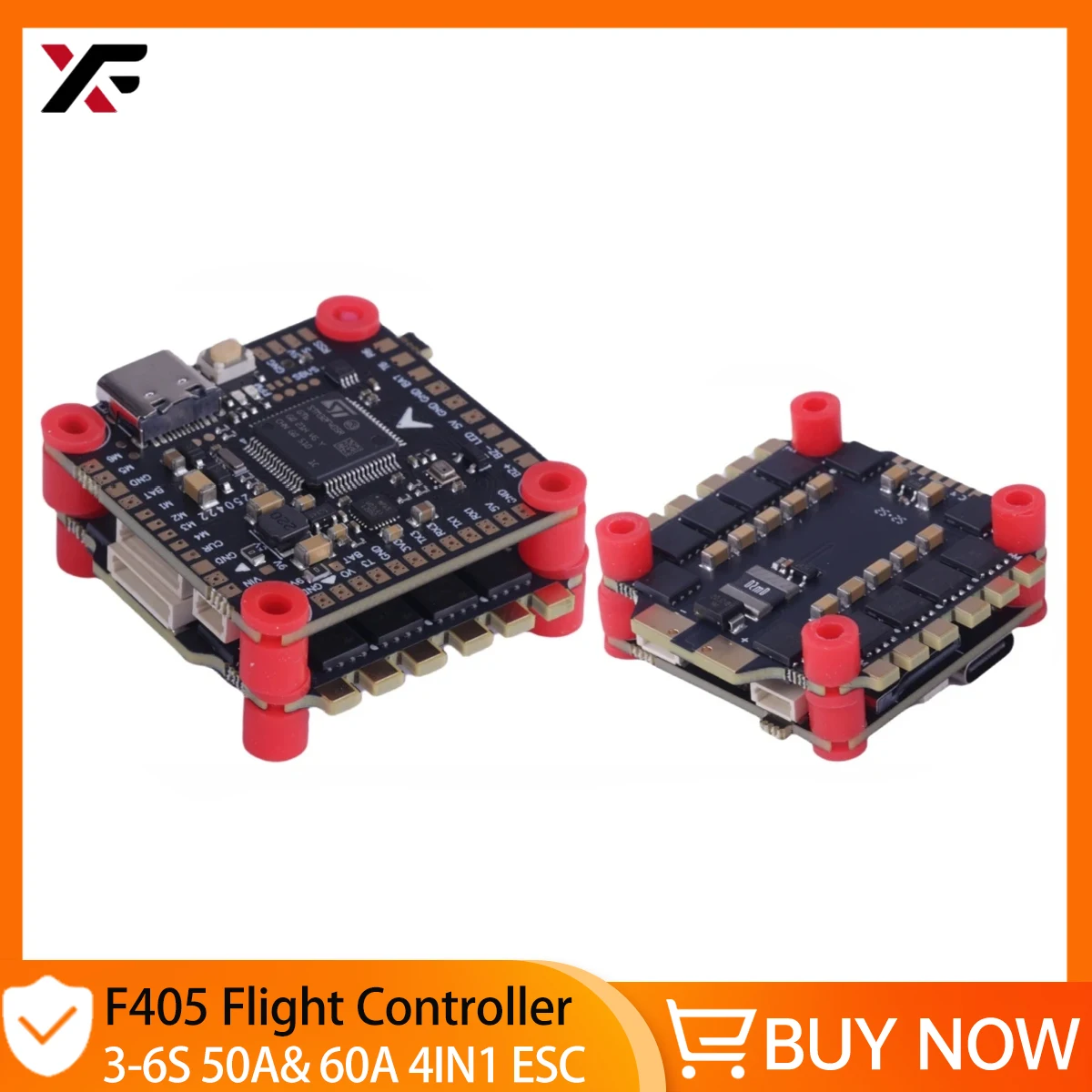 

XFlight Hobby F405 Flight Stack F4 Flight Control BLS 4in1 50A 60A ESC 2-6S Lipo 30.5*30.5mm Freestyle FPV Racing Drone