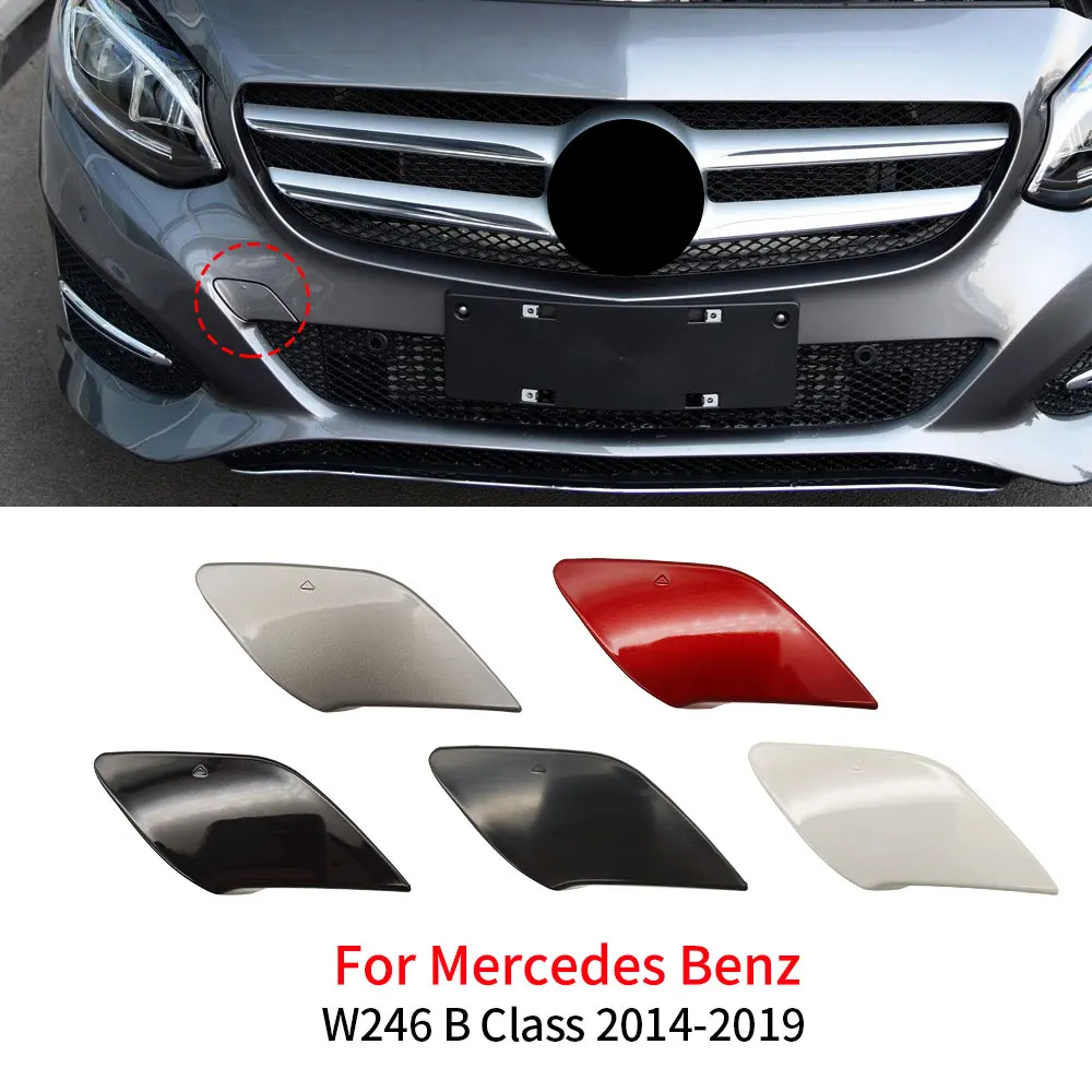 Carro dianteiro do pára-choques reboque gancho tampa tampa substituição para Mercedes Benz, W246, Classe B, 2014-2019, B180, B200, B220, 2468852122