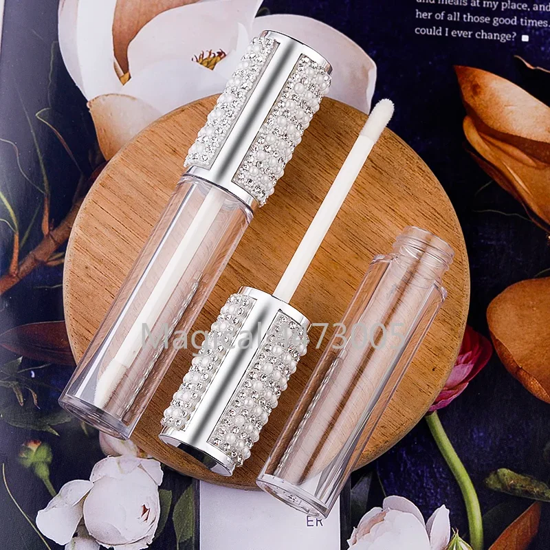 5ml Round Lip Gloss Tubes High Grade Clear Plastic Empty Lip Gloss Containers lipgloss Bottles Cosmetic Packaging Containers