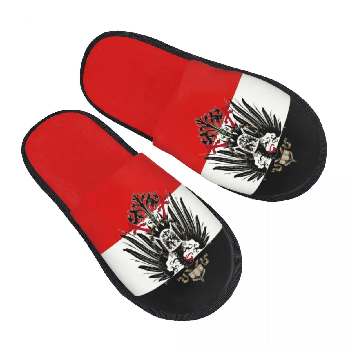 Custom Flag Of German Empire House Slippers Women Comfy Memory Foam Germany Deutschland Proud Slip On Spa Slipper Shoes