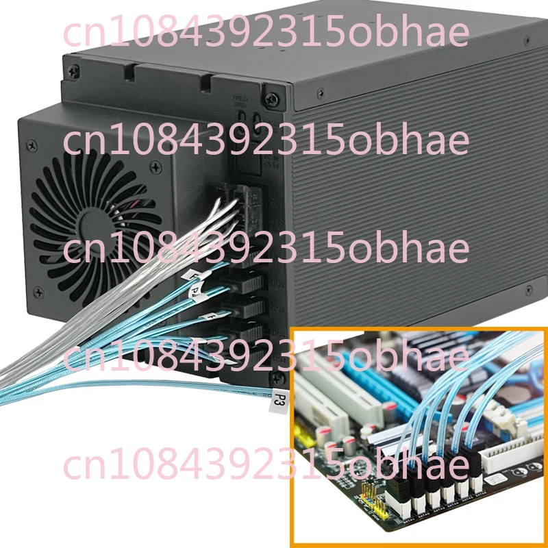 Hard Disk Cage Three Optical Drive Position Hot Swap Hard Disk Module Chassis with Backplane Extension 5 Disk SAS