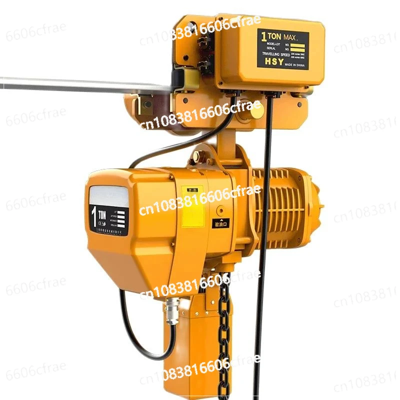

New 0.5/1/2/3/5 Ton 220V 380V Chain Electric Hoist With Electric Trolley