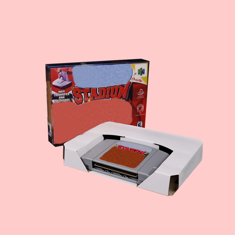 

Pokemoned Game Stadiums 1 Cartridge Game with Retail Box For N64 USA NTSC EUR PAL Game Consoles