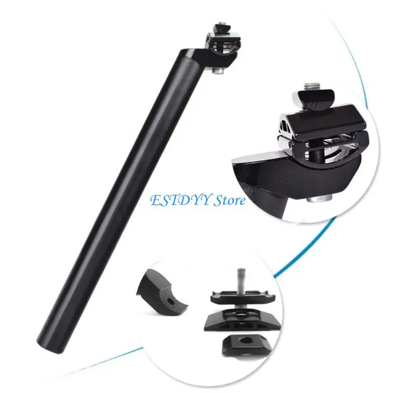 

G6DE Aluminum Alloys Bike Posts Seatpost Bicycles Tube Replacement Bicycles Seatpost with Adjusted Clamps for Bike