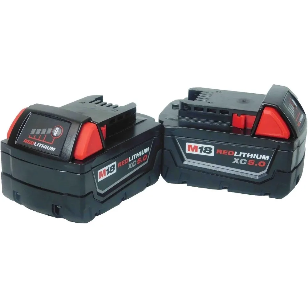 

48-11-1852 M18 REDLITHIUM XC 5 Ah Lithium-Ion Extended Capacity Battery (2-Pack)