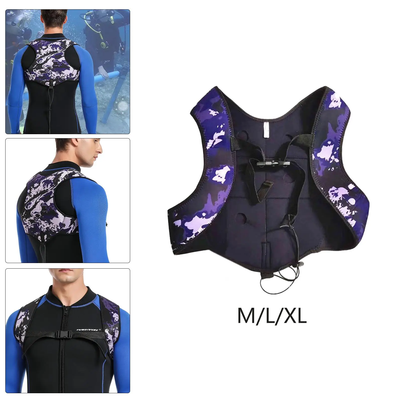 Multifunction Diving Weight Vest for Underwater Hunting Men