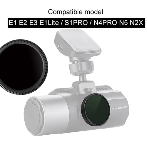 Imagen 1 del producto Filtro polarizador Circular CPL ultrafino de 41,4mm para Vantrue E1 E2 E3 E1 Lite S1 PRO N4 PRO N5 N2X Dash Cam Reduce el reflejo del brillo
