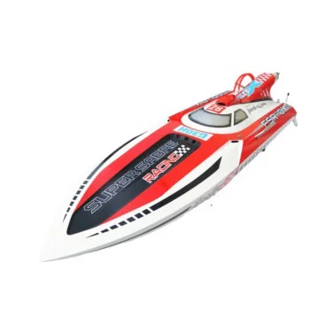 Draadloze afstandsbediening Speelgoedboot 30CC Motor Gaslijn Glasvezel RC Racing Boot Afstandsbediening ROOD G30H