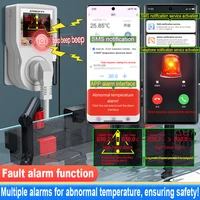 Tuya Wi-Fi Smart Thermostat Socket Outlet Plug Remote Temperature Controller Timer Switch Heating Cooling 3M NTC Sensor 16A - Image 3
