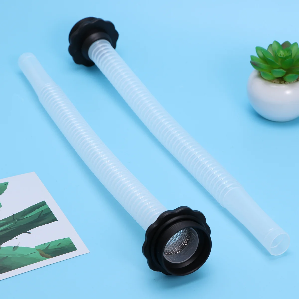 2 قطعة يمكن صنبور الغاز خرطوم مرنة البلاستيك دليل النفط استبدال تصفية للدلو الموسعة استخدام العالمي الغاز يمكن صنبور غطاء