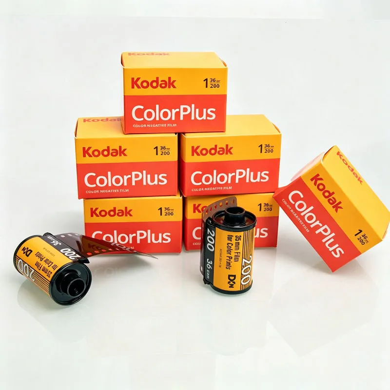 Papel Fotográfico KODAK ColorPlus 200, 36 Exposiciones, 35 mm, Películas Nuevas, 1/2/3/5/10 Rollos de Papel Fotográfico Kodak, Compatible con Cámaras M35/H35