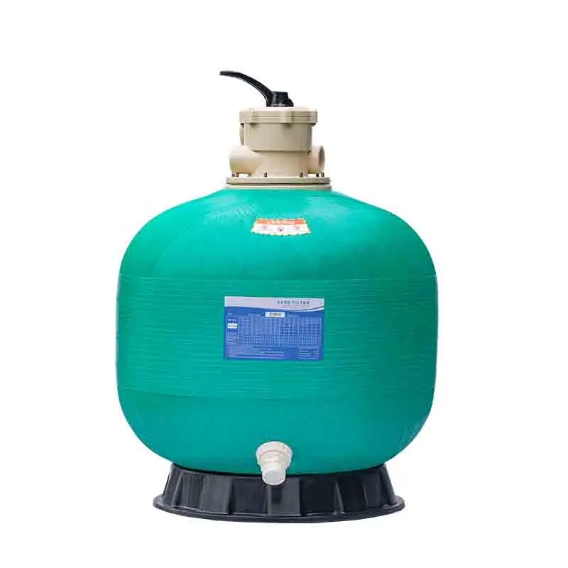 Top Mount Sand Filter for Swimming Pools and Aquaculture Water Treatment Filtration Equipment