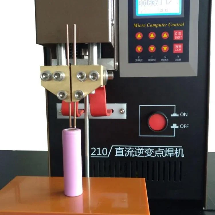 Lithium ion battery packs spot welder machine for cylinder cell battery packs welding