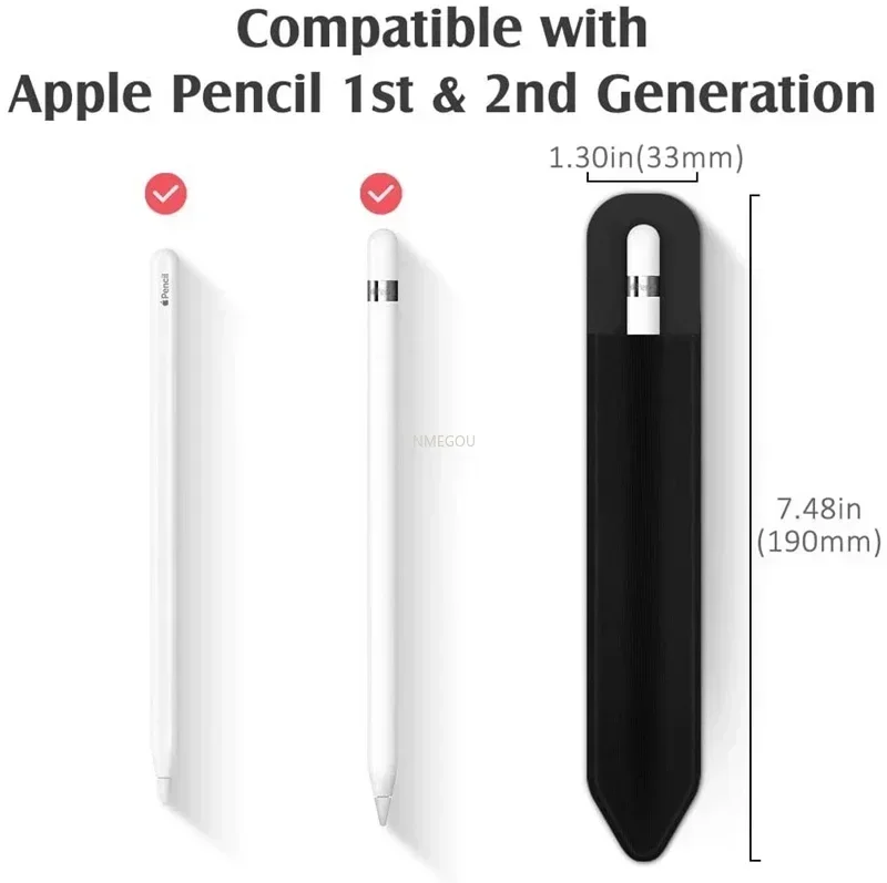 Suporte de lápis adesivo caso para apple ipad ar 2 3 4 2020 2021 pro 11 10.2 10.9 9.7 12.9 Polegada mini 6 stylus caneta manga protetora